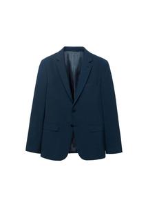 Пиджак стандартного кроя MANGO MAN Paris, Navy