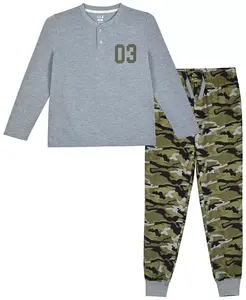 Мальчики 6-18 лет комплект из 2 предметов вязаный топ и брюки-джоггеры Max & Olivia, мультиколор