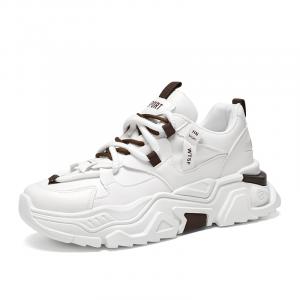 Износостойкие низкие кроссовки на массивной подошве для мужчин TONYBEAR, White