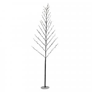 Елка светодиодная Melrose International, 106 см, черный / серебристый