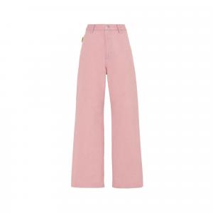 Onitsuka Tiger SS26 DENIVITA Collection WS WIDE DENIM PANTS Джинсы женские розовые