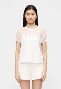 Футболка с принтом Armani Exchange, Optic White