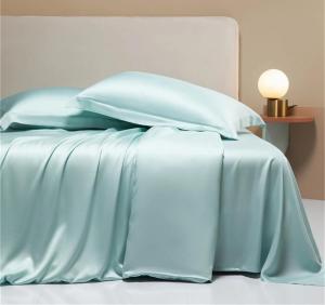 FULBHPRINT Комплект постельного белья из шелка FULBHPRINT дышащий гладкий Lingt En8
