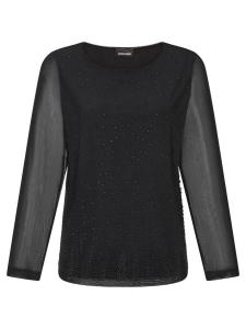 Goldner Лонгслив в черном цвете