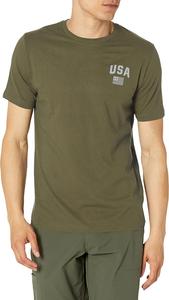 Футболка с коротким рукавом Under Armour Freedom Graphic, (390) Marine Od Green/Steel