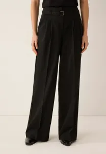 Weite bundfalten trousers More & More, Schwarz