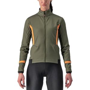 Куртка Castelli Dinamica Castelli, Military Green/Melon