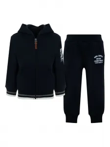 Спортивный костюм на молнии с капюшоном Lapin House, синий