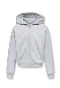 Толстовка kogfave на молнии Only Girls, Light Grey Melange