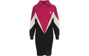 ISABEL MARANT ETOILE Женское красное платье с длинными рукавами