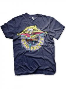 Футболка синего цвета SpongeBob