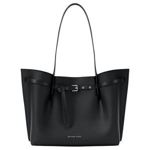 MICHAEL KORS Сумка-шоппер Emilia Polyurethane, большая женская сумка через плечо черная