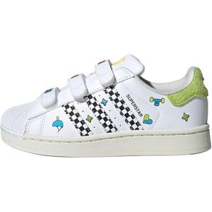 Adidas Originals Superstar 2 Low top детские скейтборд кроссовки white green