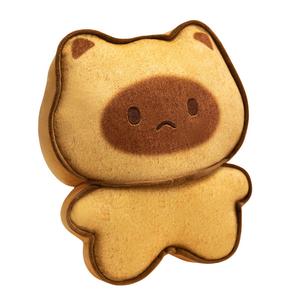 Кукла-подвеска/плюшевая кукла Toast Capibara высота 17см/30см/50см MLING, светло-коричневый