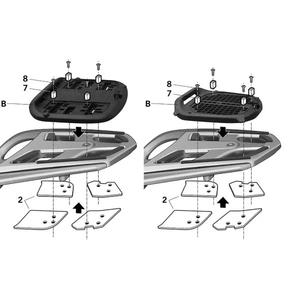 Крепление для верхнего кофра top master SHAD