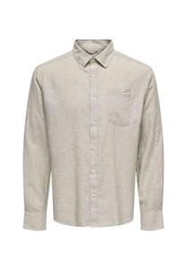 Рубашка с длинными рукавами Only & Sons, цвет chinchilla