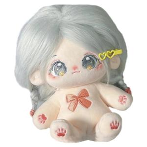 Нан хлопковая кукла, бескостная голая кукла девочка одежда для кукол своими руками наряжалка плюшевая кукла высотой 20см Handsome