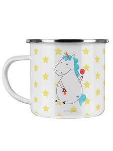 Эмалированная кружка для кемпинга Единорог, малыш без слов, белый цвет Mr. & Mrs. Panda