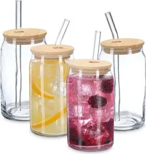 Стакан с бамбуковой крышкой, упаковка 4 шт. B2X