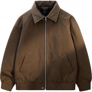 Пуховик Unisex с капюшоном, легкий VanCamel, coffee