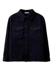 Рубашка на пуговицах Comfort fit NAME IT, темно-синий