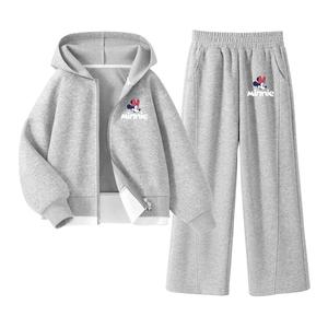 Детская повседневная спортивная одежда Disney, серый