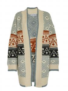 Peppercorn Вязаный кардиган 'Fija' в сером цвете