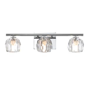 Настенный светильник для ванной комнаты Elstead Lighting, 55x16,6 см, хромированный