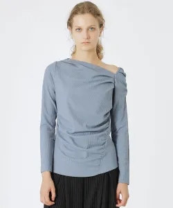 Топ из махровой ткани с рисунком Loveless, цвет Saxe Blue