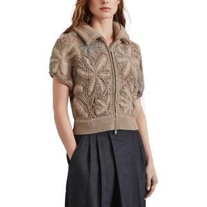Кашемировый кардиган Brunello Cucinelli, коричневый
