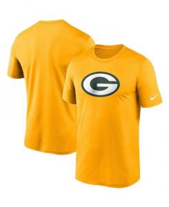 Мужская золотистая футболка с логотипом Green Bay Packers Essential Legend Performance Nike, золото