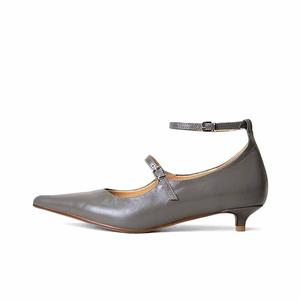 SHOEMAKER QUEEN Женские туфли Мэри Джейн серые, цвет Gray