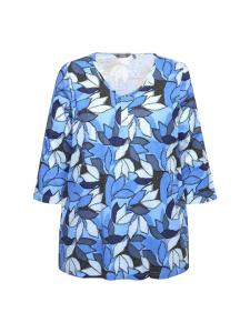 Толстовка Ulla Popken Sweatshirt, цвет zartes hellblau