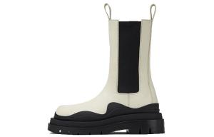 Женские ботинки челси Bottega Veneta Tire, черный/белый