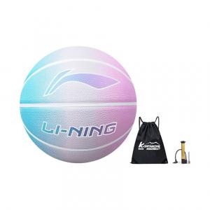 Li-Ning LiNing резиновый баскетбольный мяч Blue Pink размер 5 7 тренировочный унисекс Китай