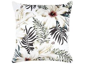 Декоративная подушка Beliani OKRA, 45x45x45 см цвет grün/multicolor/weiß