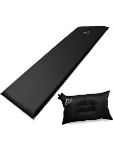Normani Outdoor Sports Самонадувающийся надувной матрас и подушка черного цвета
