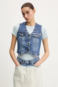 Джинсовая жилетка Guess Jeans, темно-синий