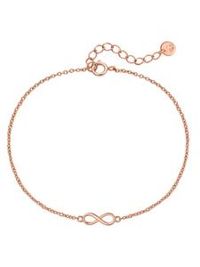 Glanzstücke München Браслет «Бесконечность» из стерлингового серебра с покрытием из розового золота