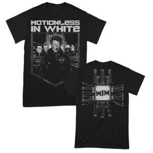 Футболка Motionless In White Paint Splatter, черный