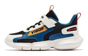 Детские кроссовки GS Low-top черные/синие Qiaodan