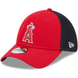 Мужская красная кепка New Era Los Angeles Angels Team Neo 39THIRTY Flex Hat