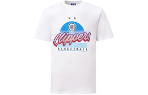 NBA Футболка с рукавом дроп-шиплер унисекс белая