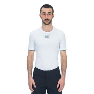 Базовый слой с коротким рукавом Cube Race Be Cool, белый