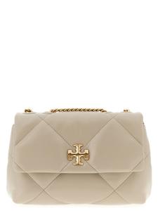Сумка через плечо «Kira Diamond Quilted» Tory Burch, белый