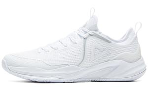 Баскетбольные кроссовки мужские низкие полностью белые PEAK