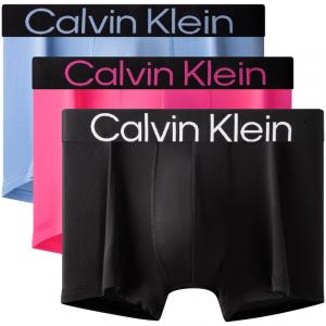 Трусы мужские, 3 шт Calvin Klein, y1b-space черный/розовый розовый/sunny mountain синий