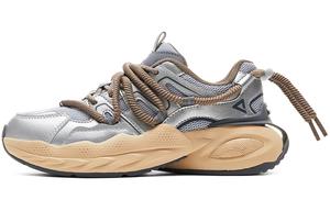 Повседневные туфли женские низкие, серебристые PEAK, Silver