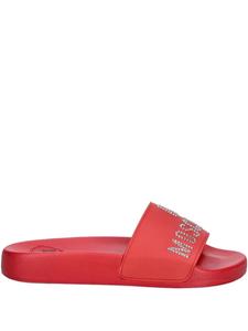 Слайды с логотипом Love Moschino, красный