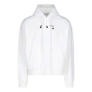 Толстовка fw21 double layer sleeve version white Off-White, черный